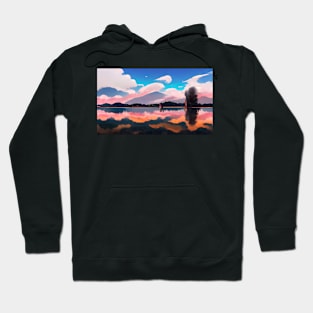 Peaceful landscape in Japan Hoodie